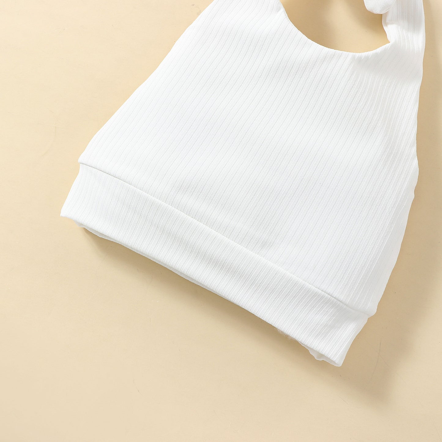 Ins Girls' New Solid Color Sling Top Flower Skort Suit