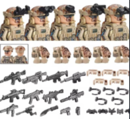 Alpha Miniature Special Military Building Blocks Toy