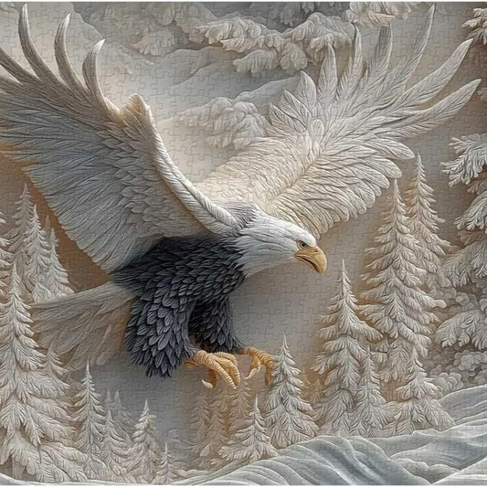 Cross-border Release The Carved Eagle Jigsaw Puzzle