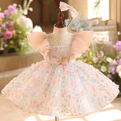 Children's Dress Princess Girl Birthday Party Formal Dress