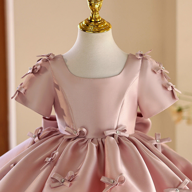 Little Girl Birthday Full-year Evening Dress